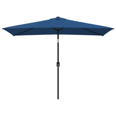 Garden Parasol Azure Polyester 118.1x78.7 in Tiltable