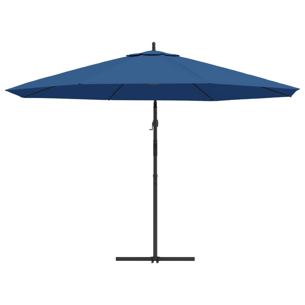 Cantilever Garden Parasol with Aluminum Pole 137.8 Blue