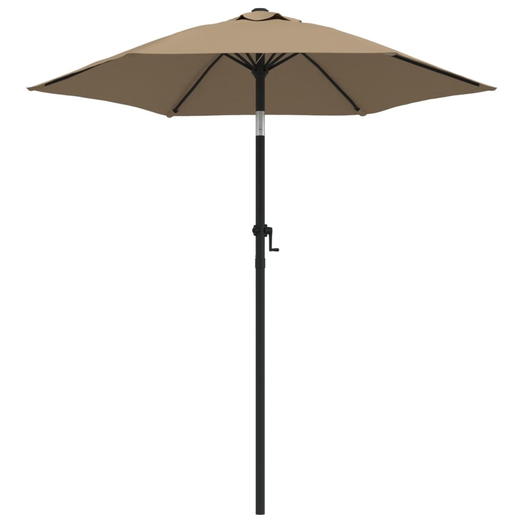 Garden Parasol Taupe 78.7x83.1 Aluminum