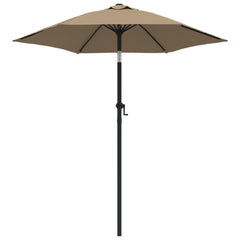 Garden Parasol Taupe 78.7x83.1 Aluminum