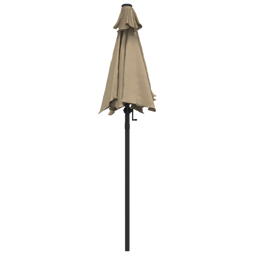 Garden Parasol Taupe 78.7x83.1 Aluminum