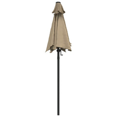 Garden Parasol Taupe 78.7x83.1 Aluminum