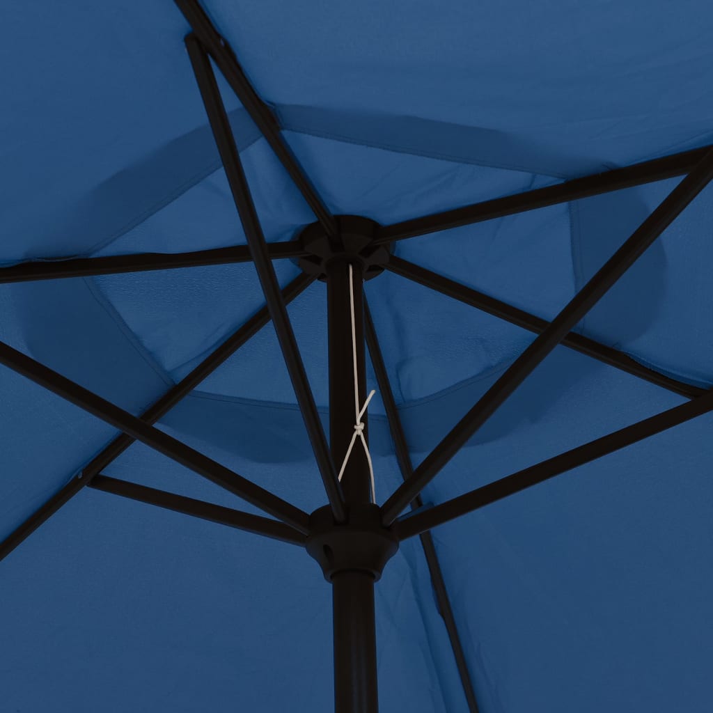 Garden Parasol Blue 78.7x88.2 Aluminum