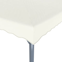 Gazebo 118.1x118.1 Cream Aluminum