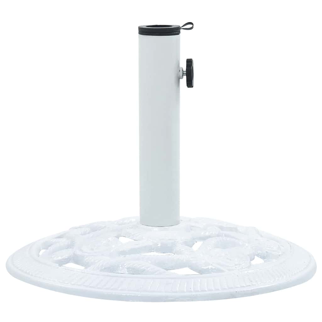 Umbrella Base White 19.8 lb 15.7 Cast Iron