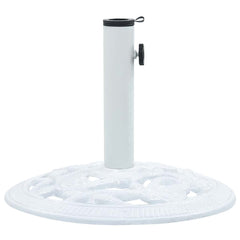 Umbrella Base White 19.8 lb 15.7 Cast Iron