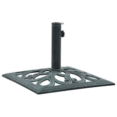 Umbrella Base Green 26.5 lbs 19.3 Cast Iron