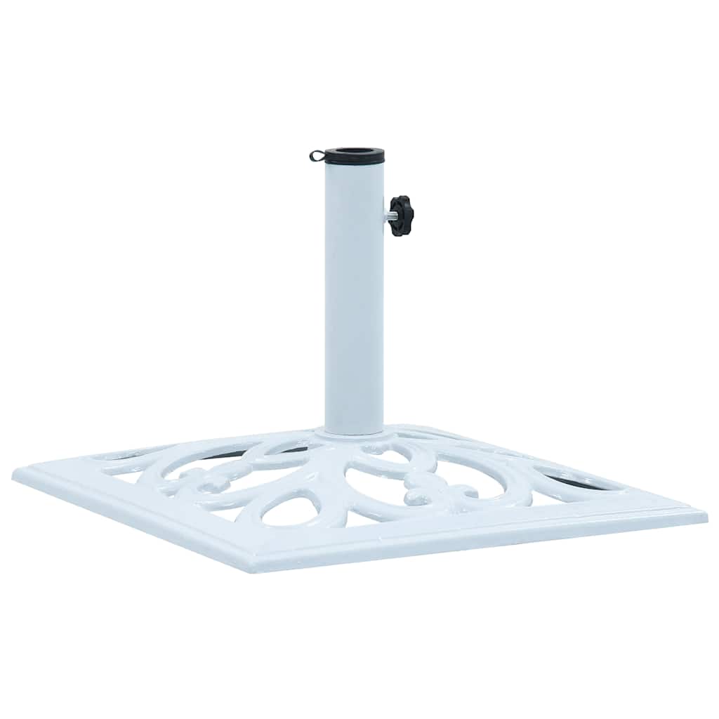 Umbrella Base White 26.5 lbs 19.3 Cast Iron