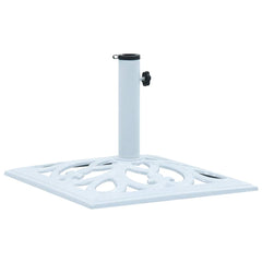 Umbrella Base White 26.5 lbs 19.3 Cast Iron