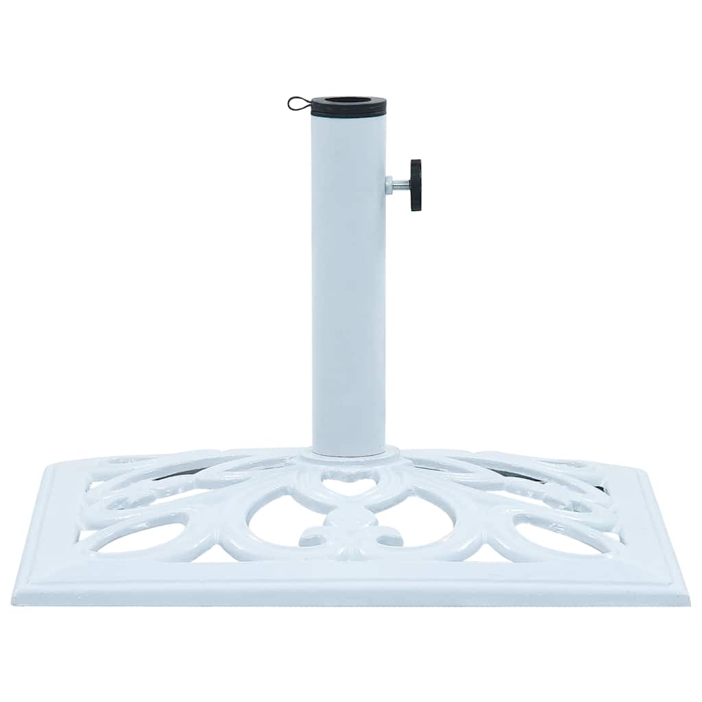Umbrella Base White 26.5 lbs 19.3 Cast Iron