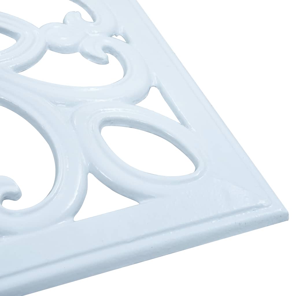 Umbrella Base White 26.5 lbs 19.3 Cast Iron