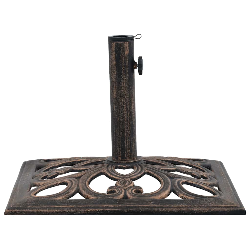 Umbrella Base Bronze 26.5 lbs 19.3 Cast Iron