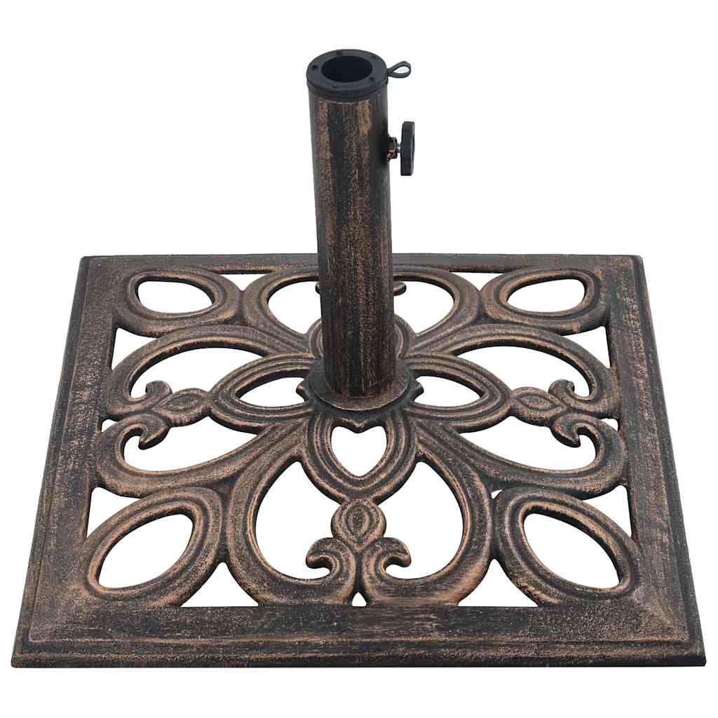 Umbrella Base Bronze 26.5 lbs 19.3 Cast Iron
