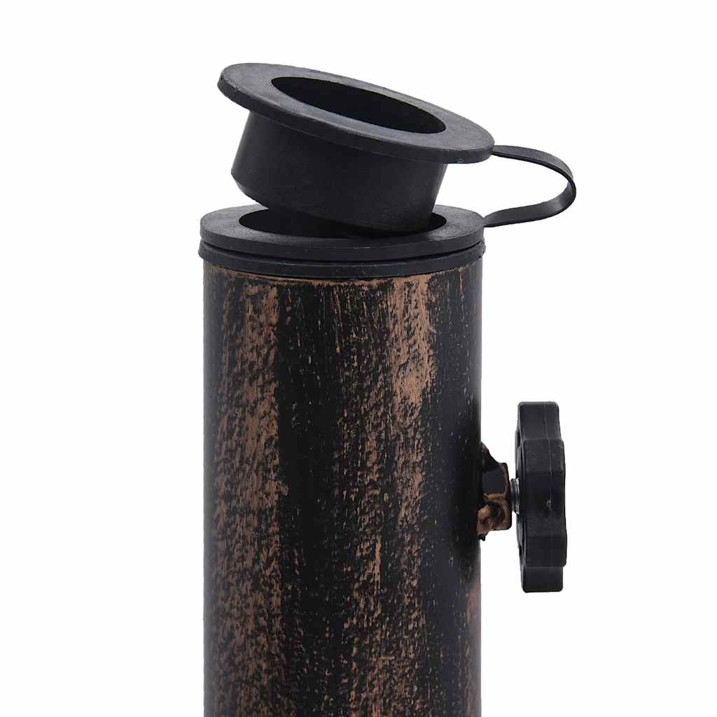 Umbrella Base Bronze 26.5 lbs 19.3 Cast Iron