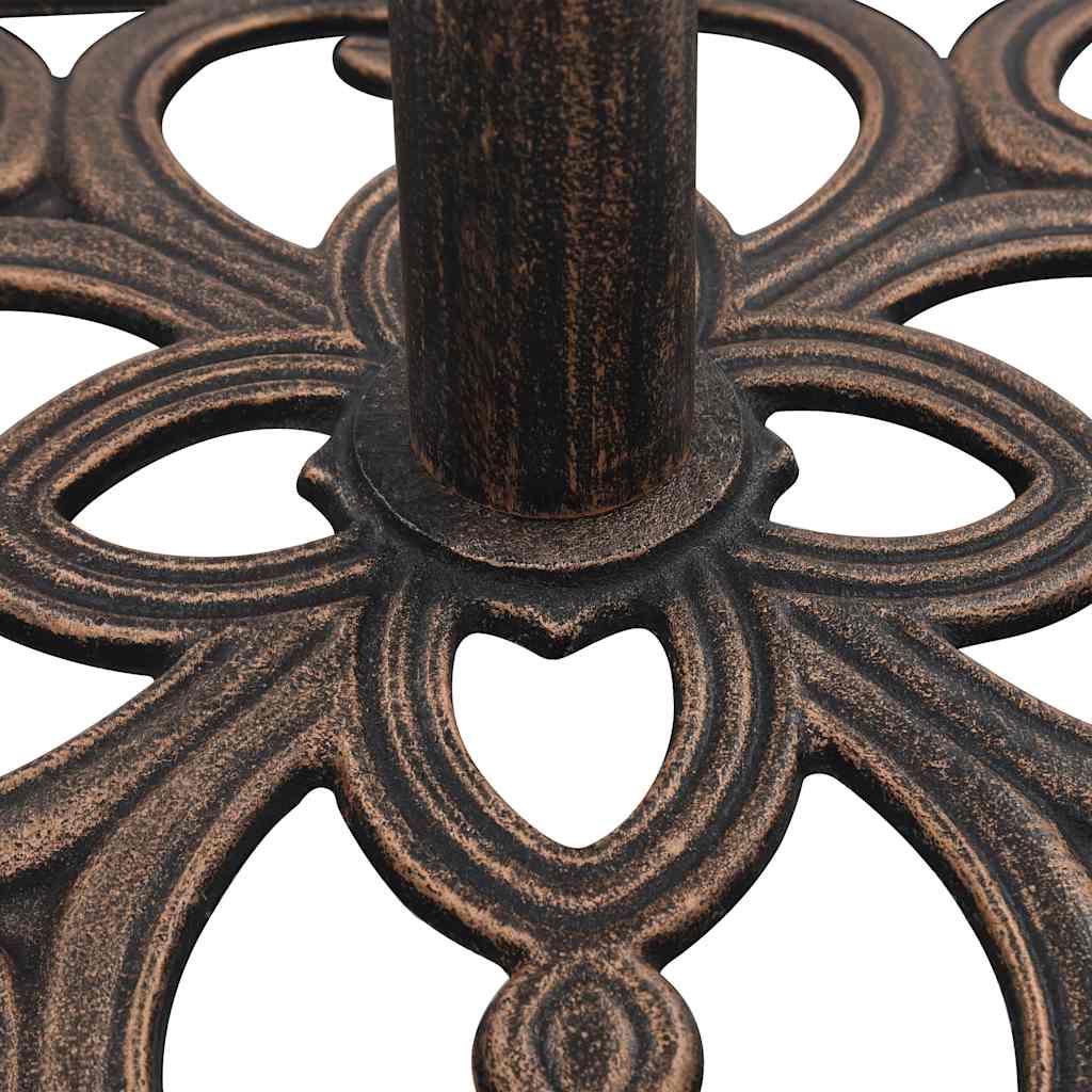 Umbrella Base Bronze 26.5 lbs 19.3 Cast Iron