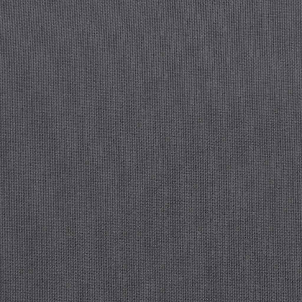 Anthracite garden bench cushion in Oxford fabric, measuring 78.7x19.7x1.6 inches.