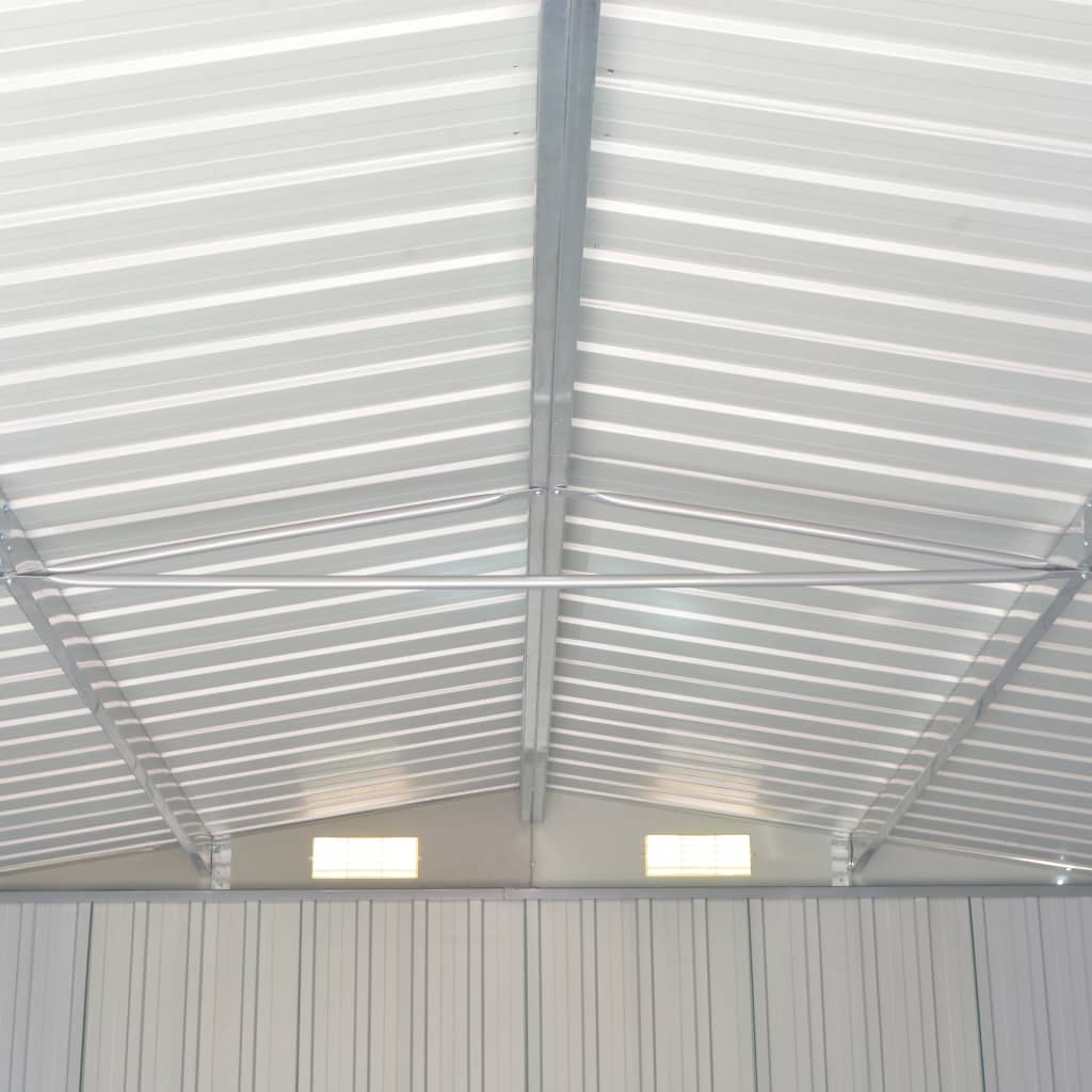 Garden Shed Green 101.2x389.8x71.3 Galvanized steel