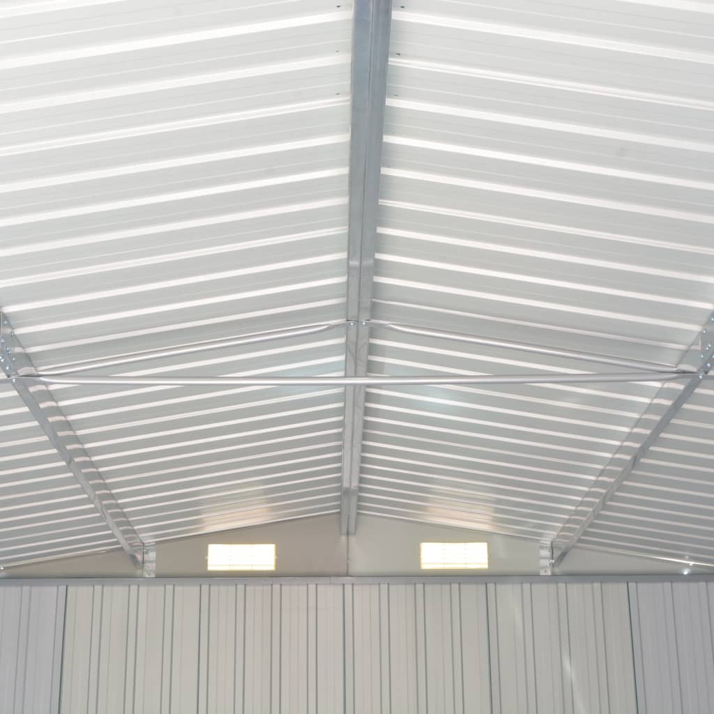 Garden Shed Brown 101.2x389.8x71.3 Galvanized steel