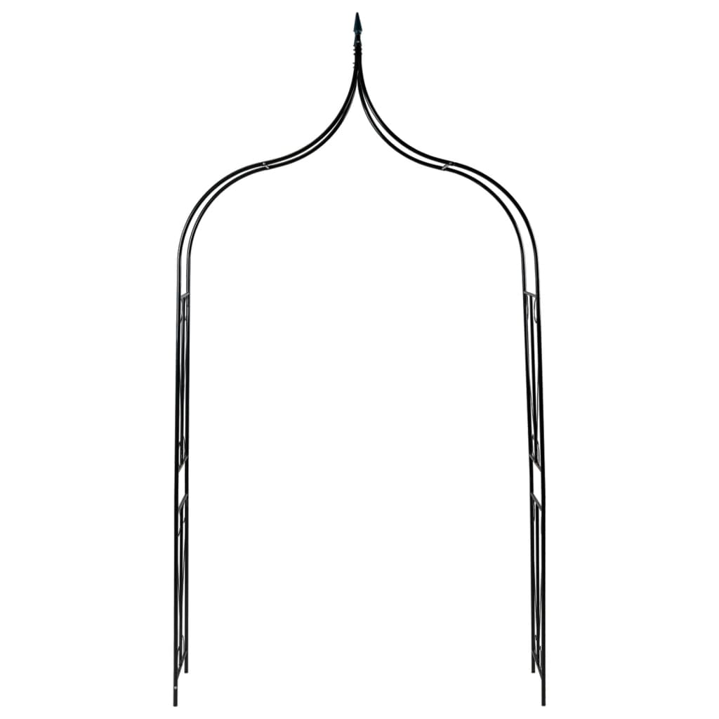 Garden Arch Dark Green 47.2x15x101.6 Iron