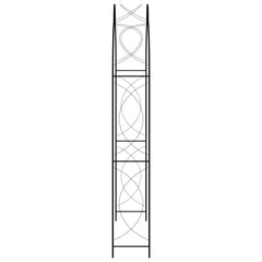 Garden Arch Black 59.1x13.4x94.5 Iron
