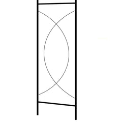 Garden Arch Black 59.1x13.4x94.5 Iron