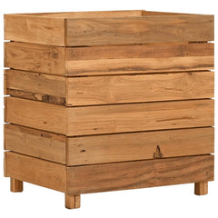 Raised Bed Varies with each piece Recycled teak wood, steel