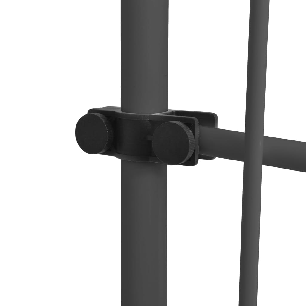 Manual Retractable Awning with LED 157.5 Anthracite