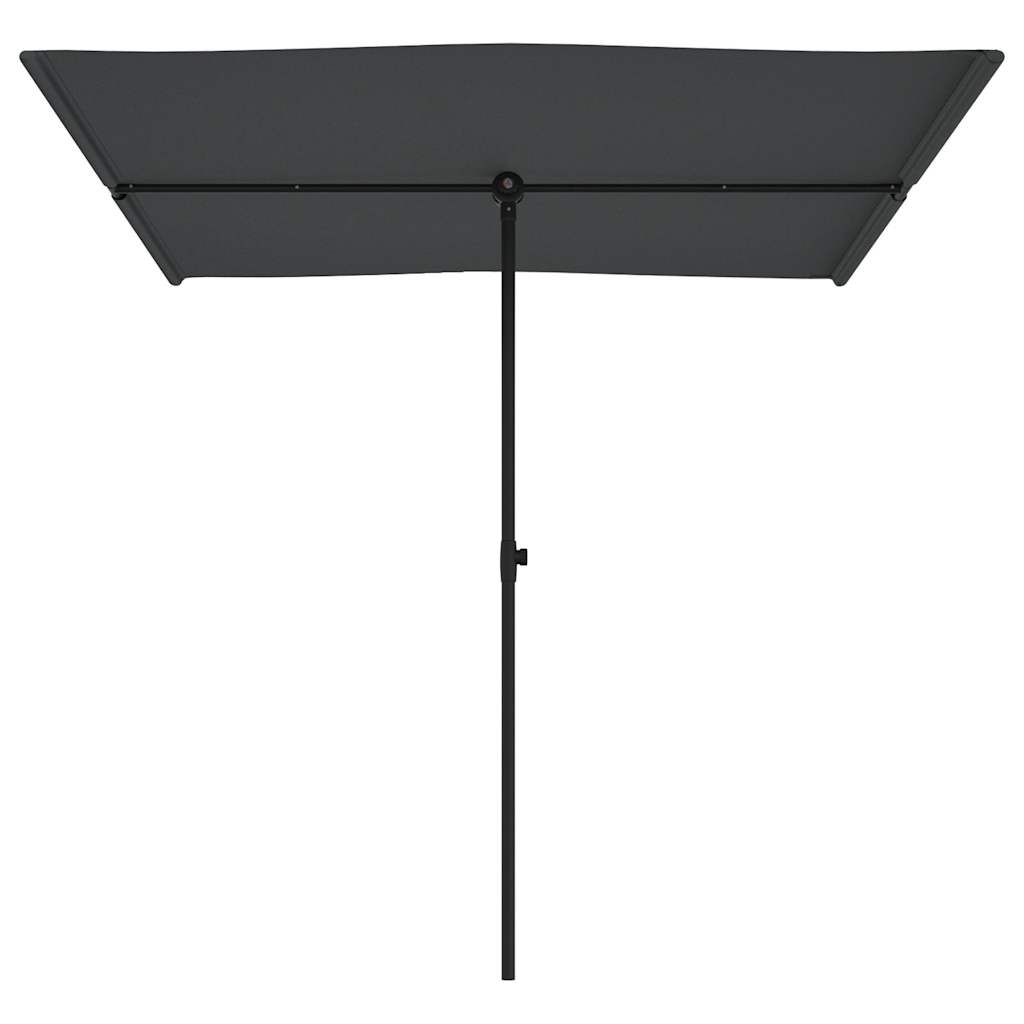 Garden Parasol with Aluminum Pole 6.6'x4.9' Anthracite
