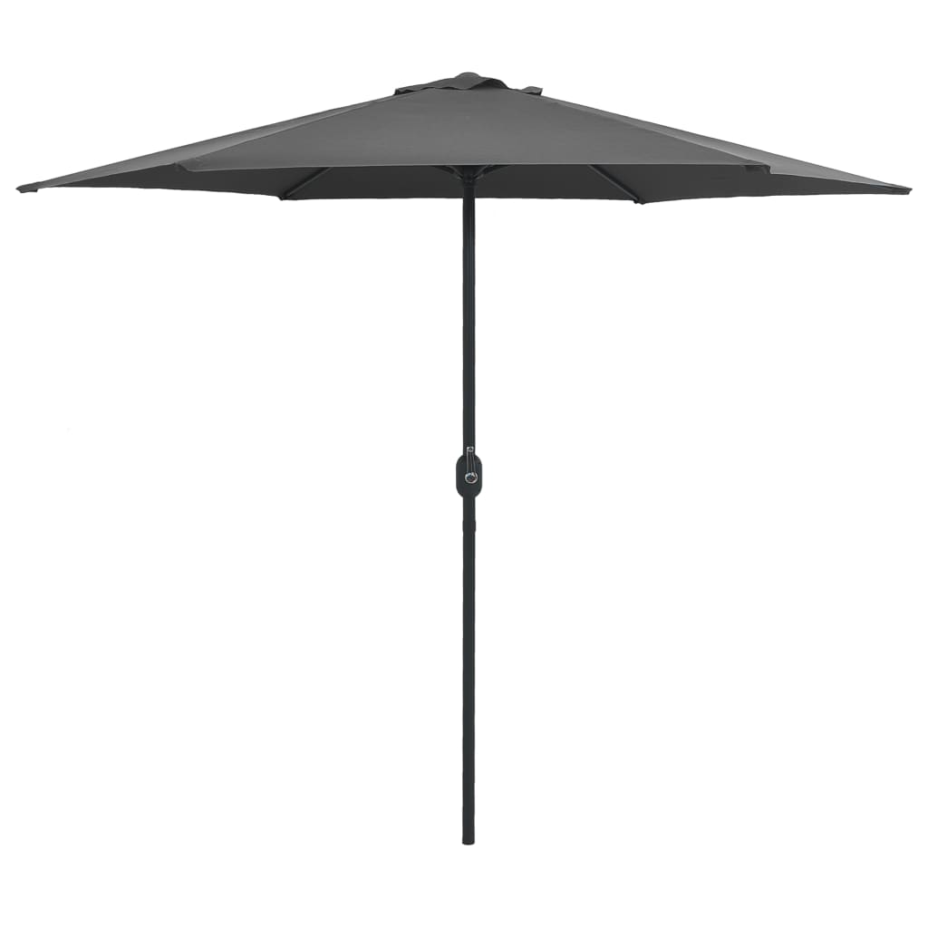 Garden Parasol Anthracite Aluminum 8.9 ft diameter