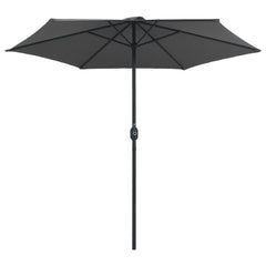 Garden Parasol Anthracite Aluminum 8.9 ft diameter