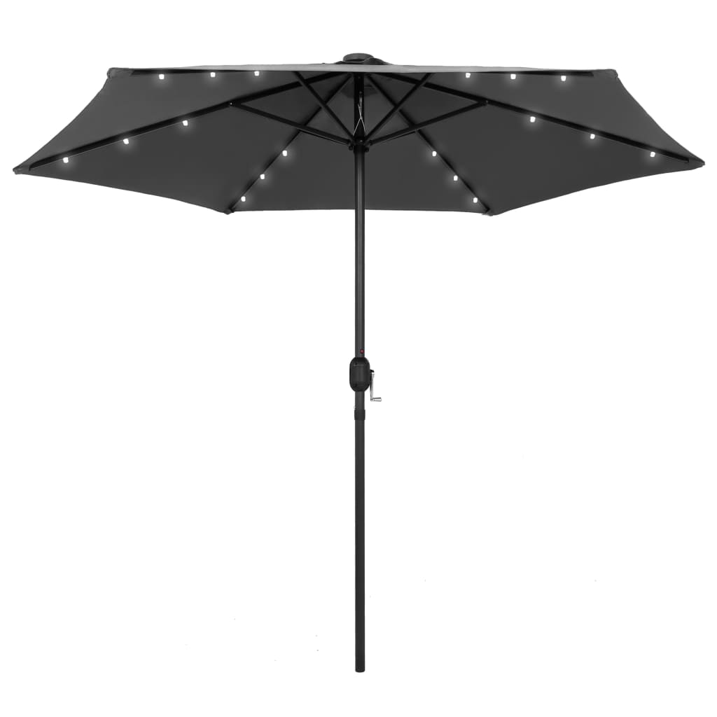 Garden Parasol Anthracite Polyester fabric, aluminum pole