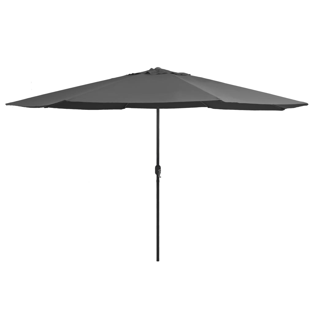 Garden Parasol Anthracite Polyester, Metal Large Tiltable