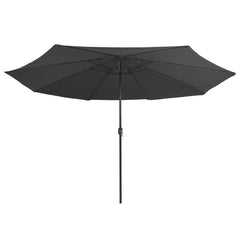 Garden Parasol Anthracite Polyester, Metal Large Tiltable