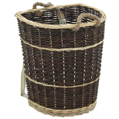Firewood Backpack with Carrying Belts 17.5 x 14.6 x 19.7 Natural Willow