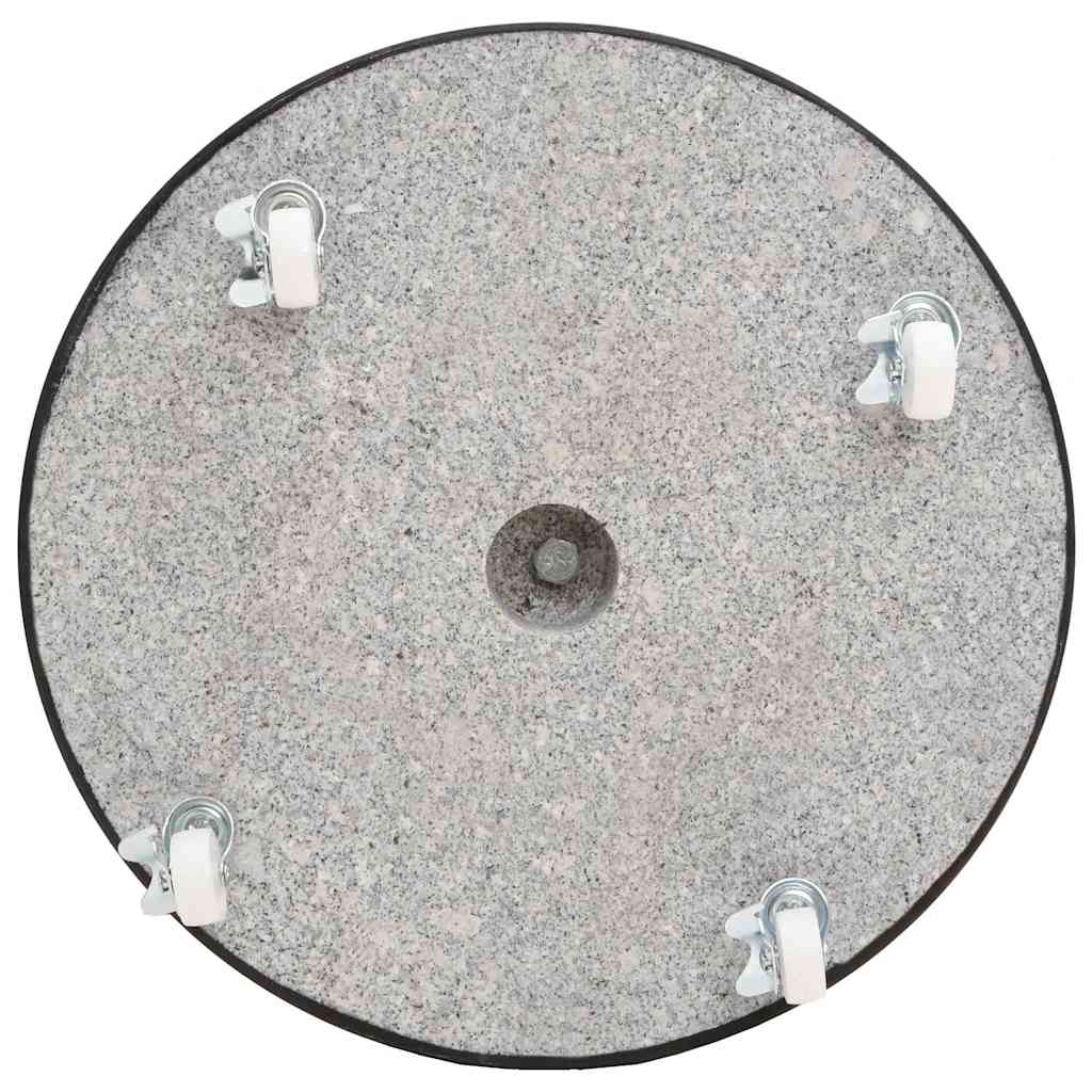 Parasol Base Granite 66.1 lb Round Black