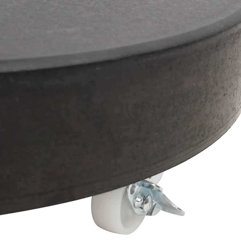 Parasol Base Granite 66.1 lb Round Black