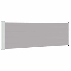 Side Awning Grey Polyester with PU coating, powder-coated iron