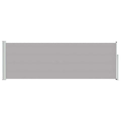 Side Awning Grey Polyester with PU coating, powder-coated iron
