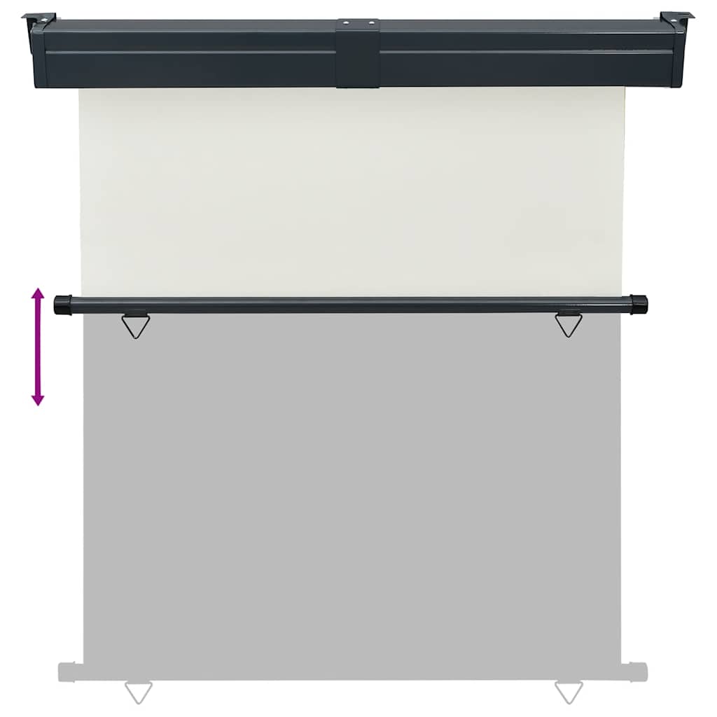 48437  Balcony Side Awning 68.9x98.4 Cream