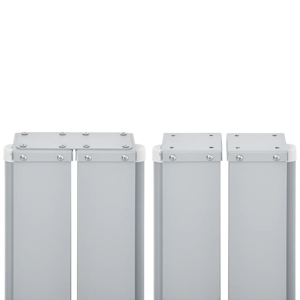 Patio Retractable Double Side Awning 66.9x236.2 Cream
