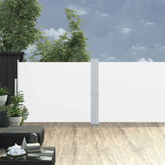 Retractable Side Awning Cream 66.9x393.7