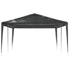 Black 13.1'x19.7' party tent with UV and water-resistant canopy and steel frame.