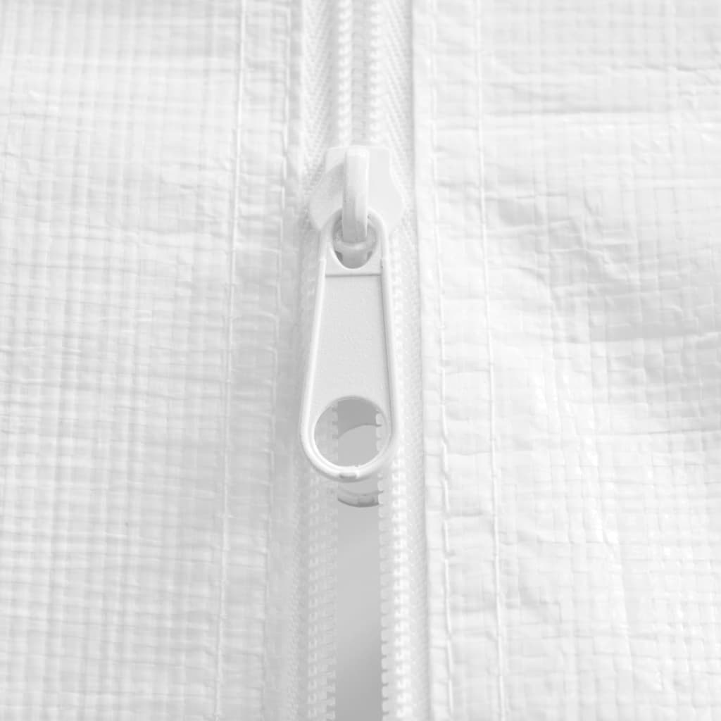 Party Tent with 4 Mesh Sidewalls 13.1'x13.1' White