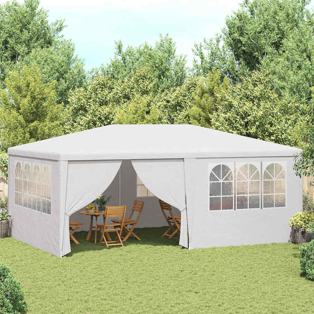Party Tent White Polyethylene, Steel Large Collapsible