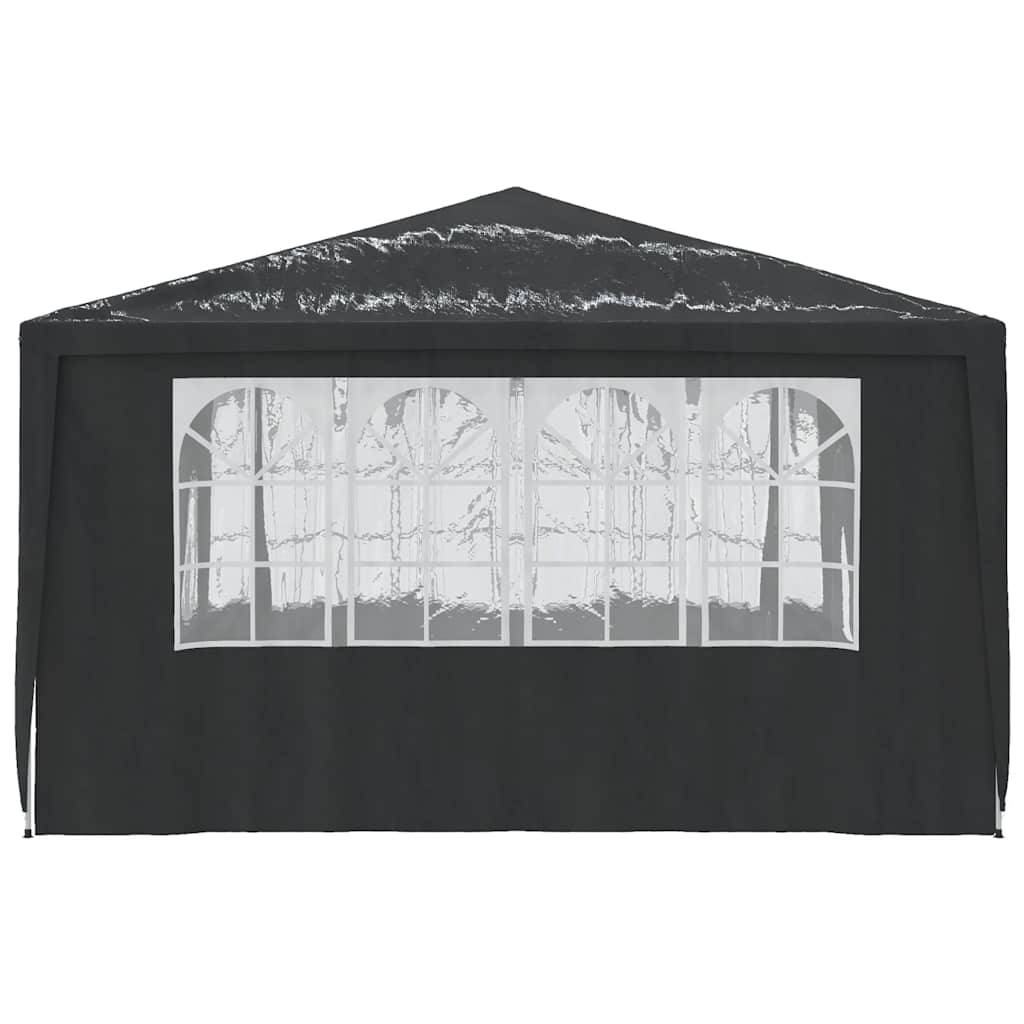 Professional Party Tent with Side Walls 13.1'x13.1' Anthracite 0.3 oz/ft??