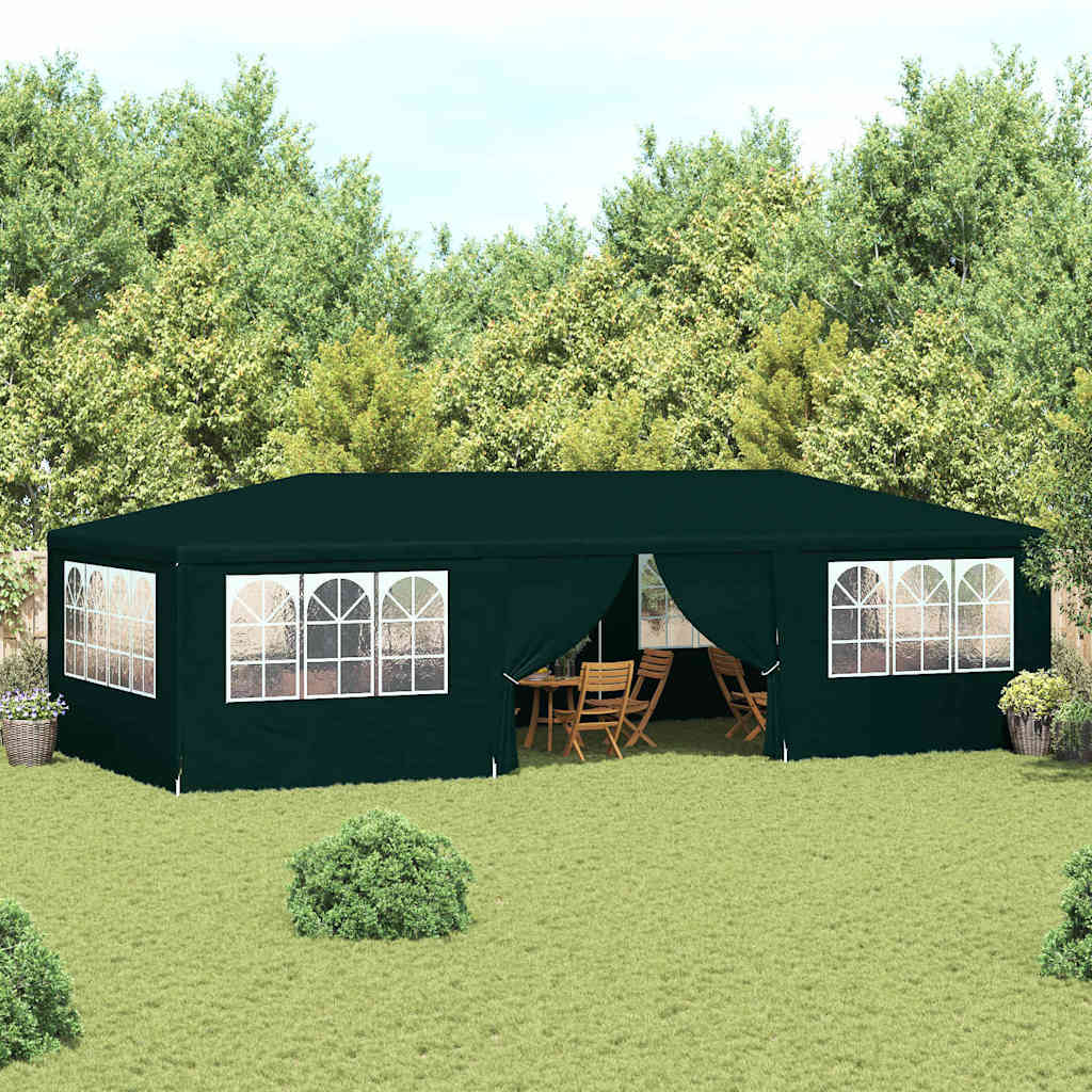 Party Tent Green Polyethylene 13.1 x 29.5 ft