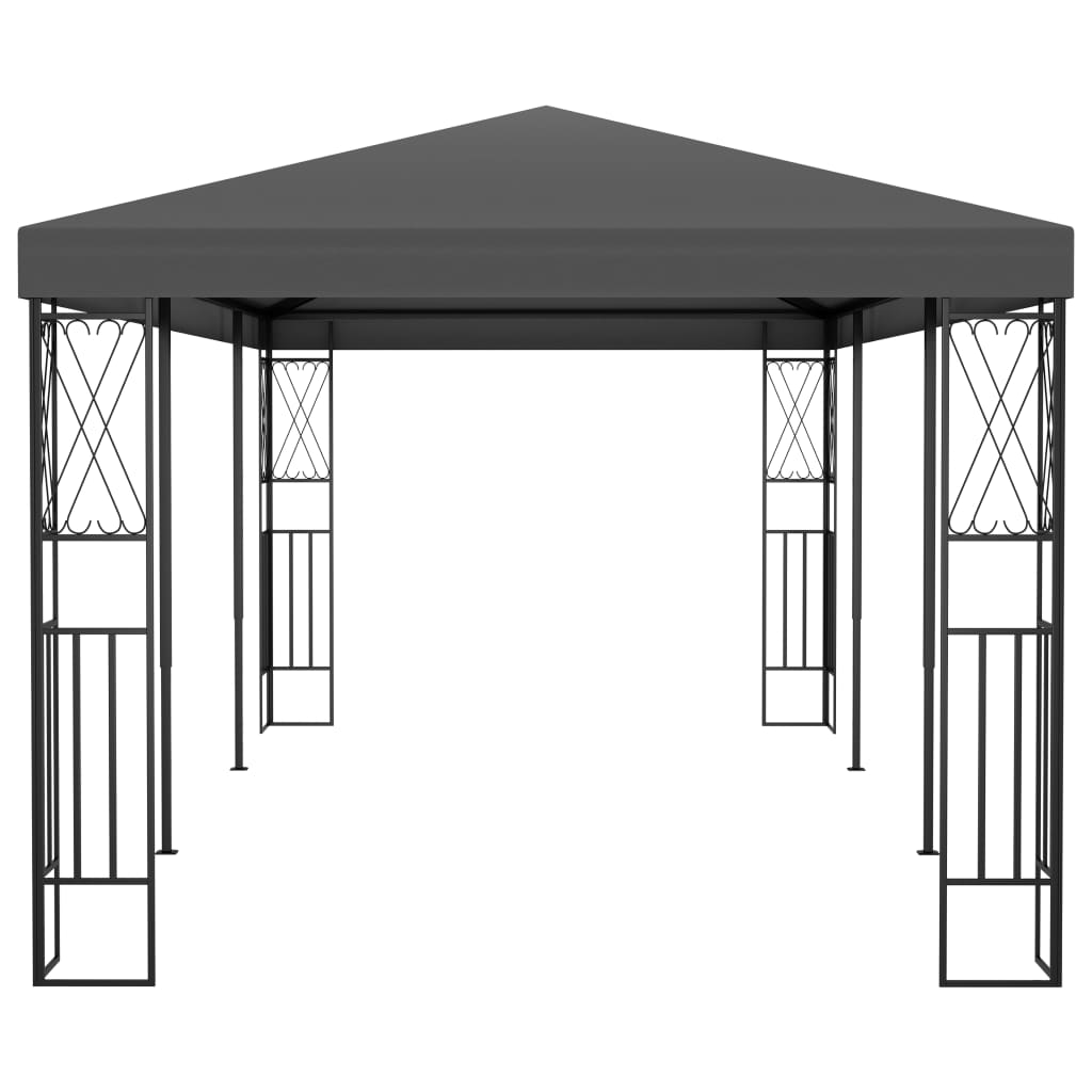 Gazebo 9.8'x19.6' Anthracite Fabric