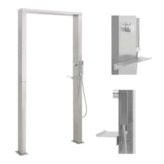 Shower Panel Silver 201 stainless steel Large Decorative Inlays