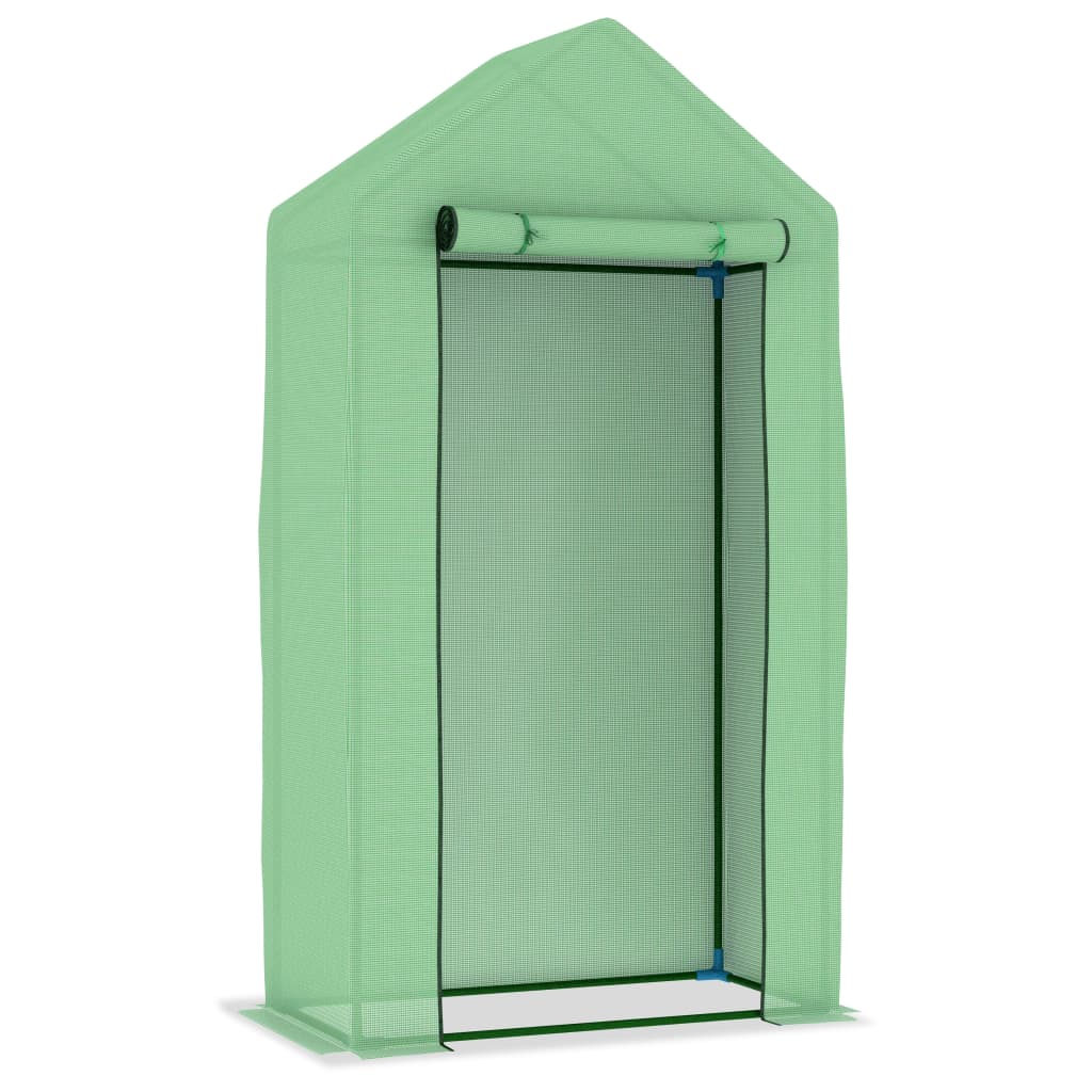 Greenhouse with Steel Frame 5.4 ft?? 3.3'x1.6'x6.2'
