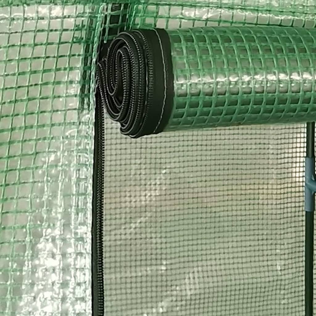 Greenhouse with Steel Frame 5.4 ft?? 3.3'x1.6'x6.2'